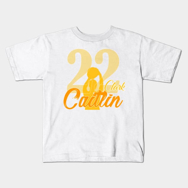 Caitlin Clark Kids T-Shirt by Light Up Glow 